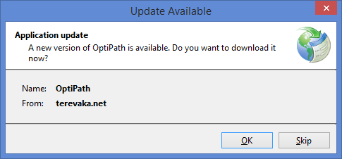 OptiPath installation dialog
